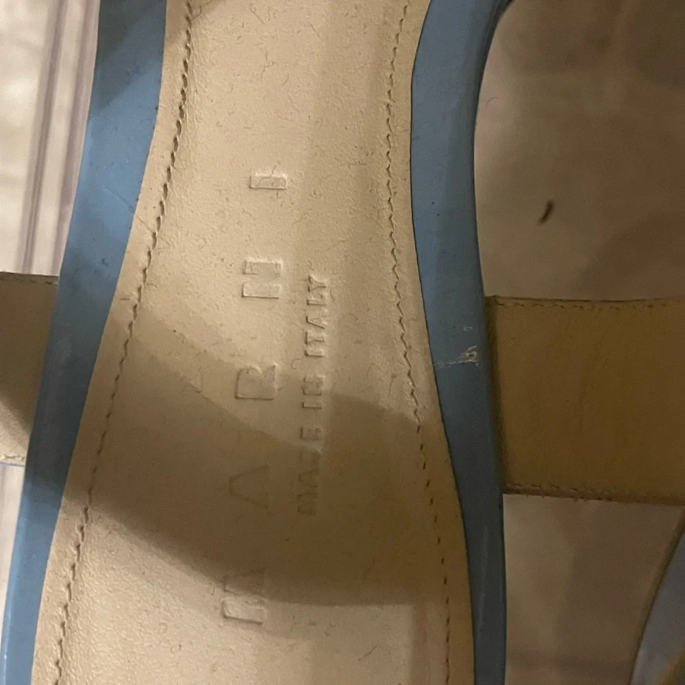 Marni Light Blue Platform Sandals - Picture 4 of 5